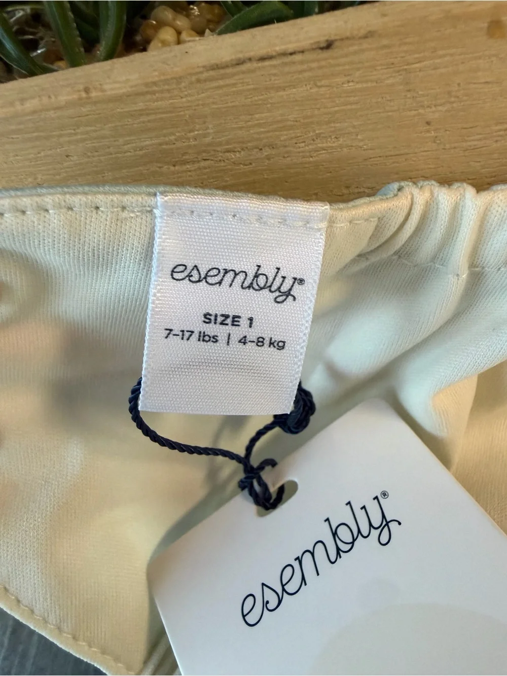 Esembly Cloth Diaper Cover, Size 1 (NEW)
